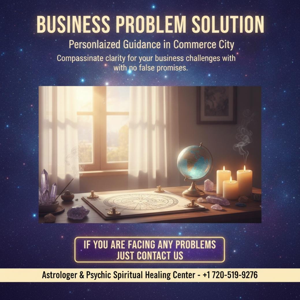 Business problem solution with astrology tools in Commerce City