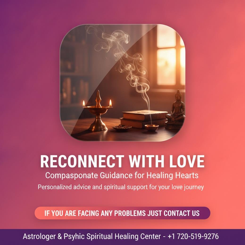 A calm room with Vedic astrology items representing get ex love back in Northglenn, CO