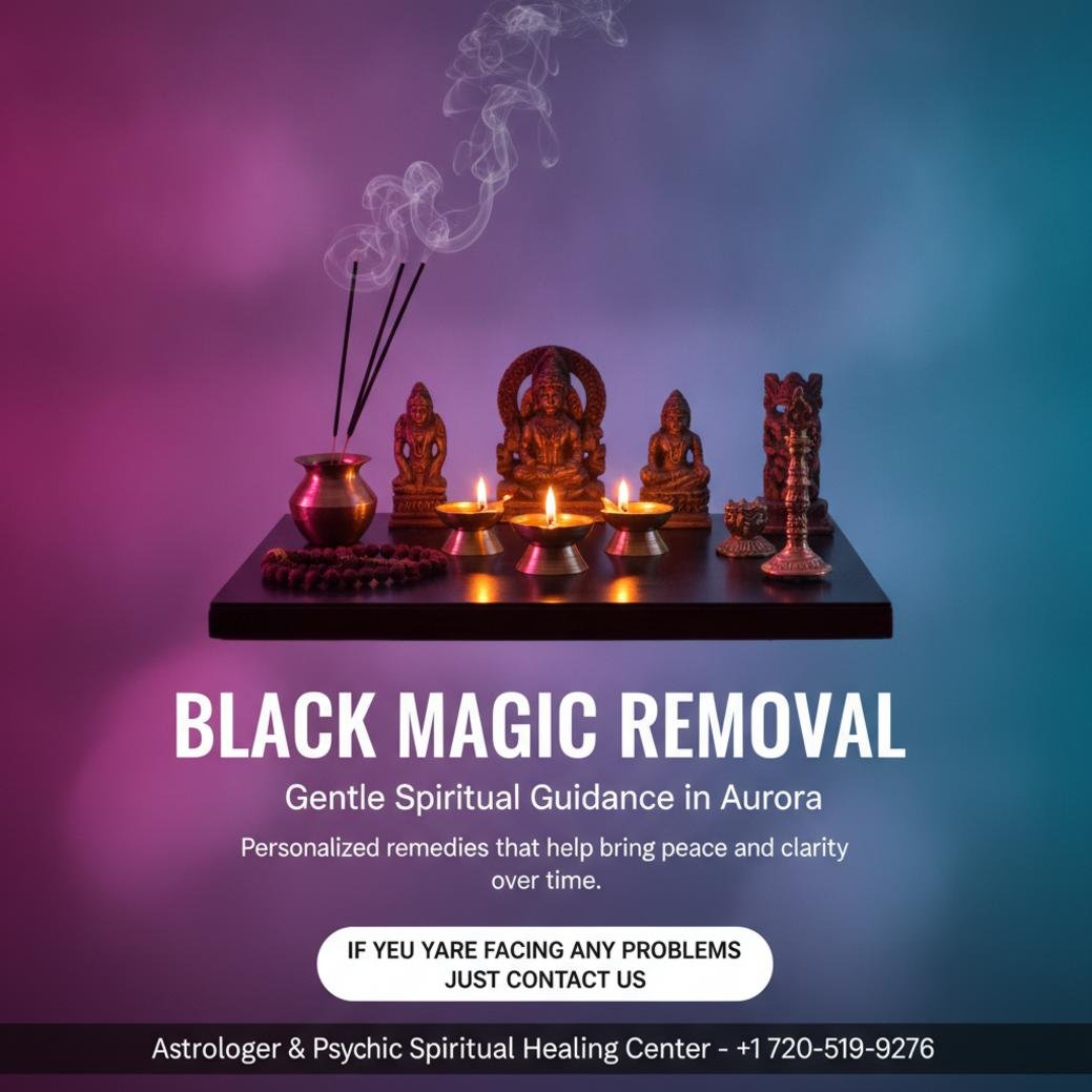 Black magic removal spiritual ritual setup in Aurora, CO