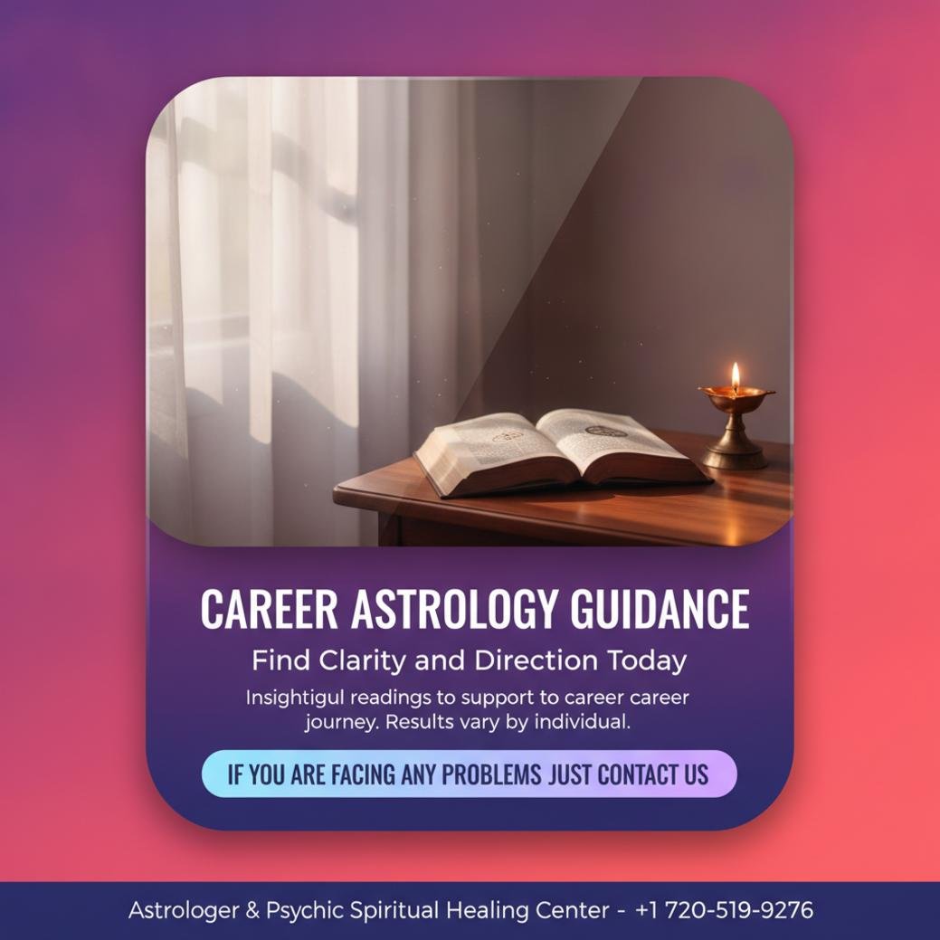career astrology guidance reading setup in Denver, CO office
