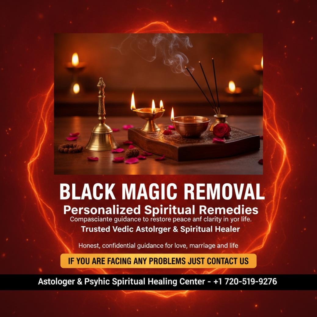 black magic removal ritual setup with lamps and incense in Lakewood, CO