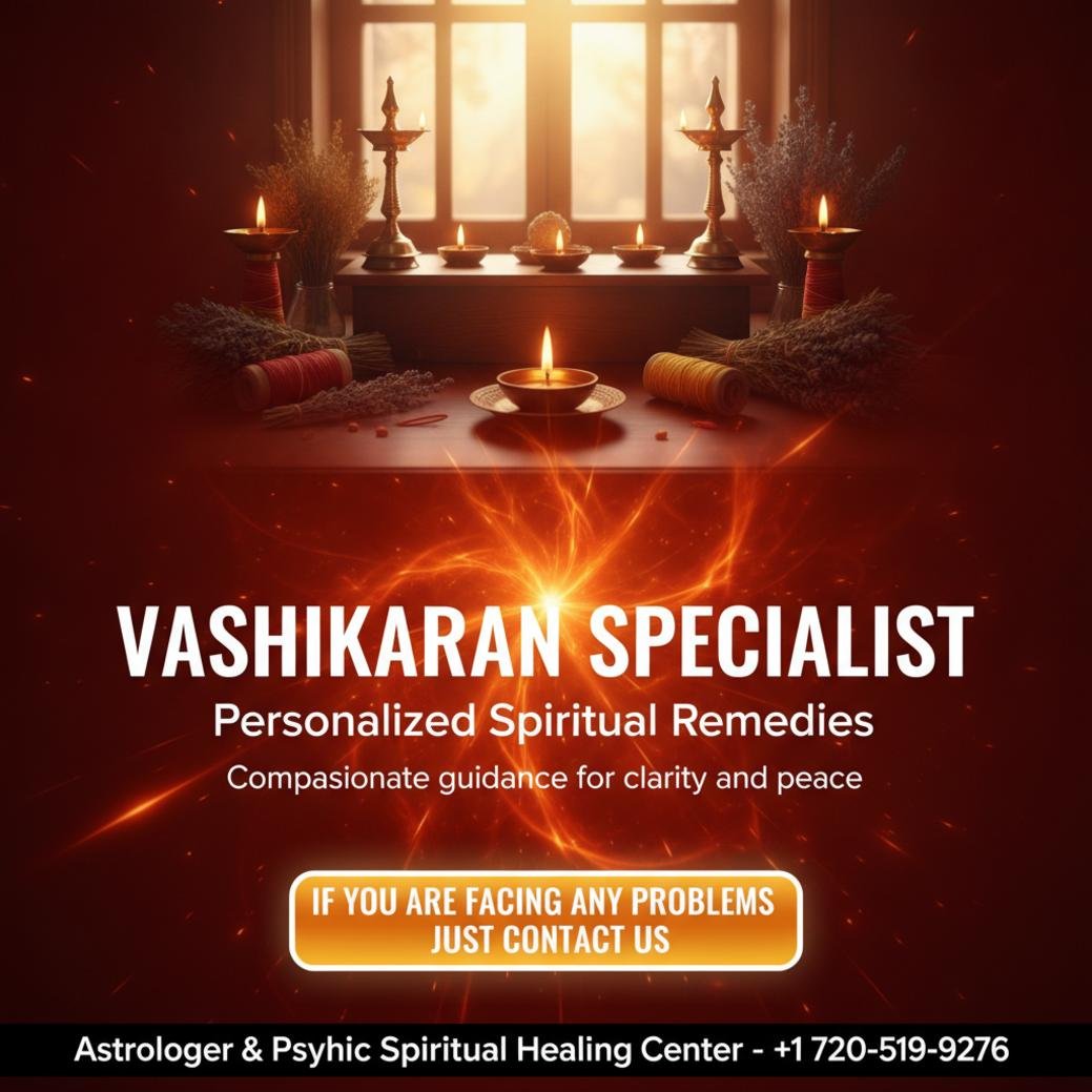 Traditional vashikaran specialist altar setup in Broomfield, CO calm room