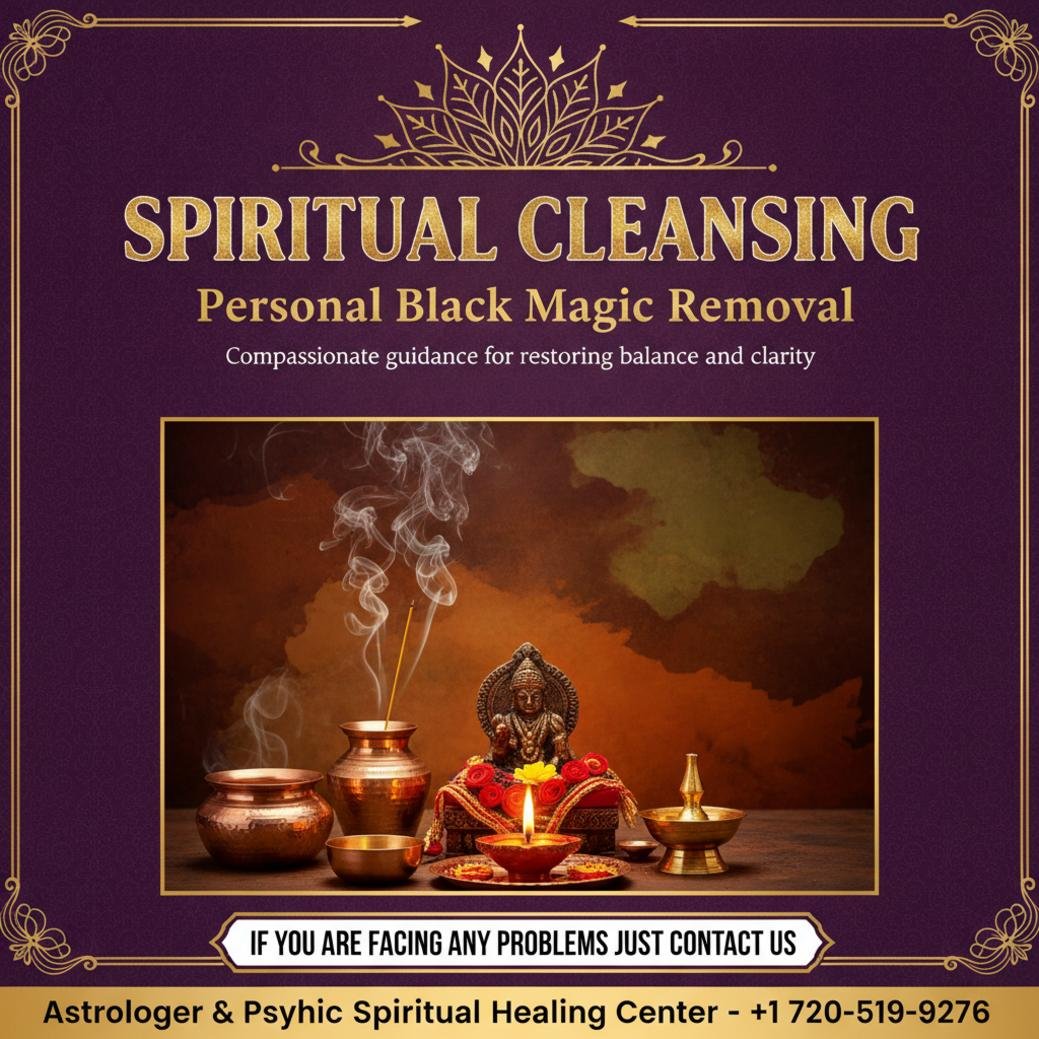 How Black Magic Removal Helps Restore Peace in Colorado Black magic removal ritual setup with diya lamp in Colorado