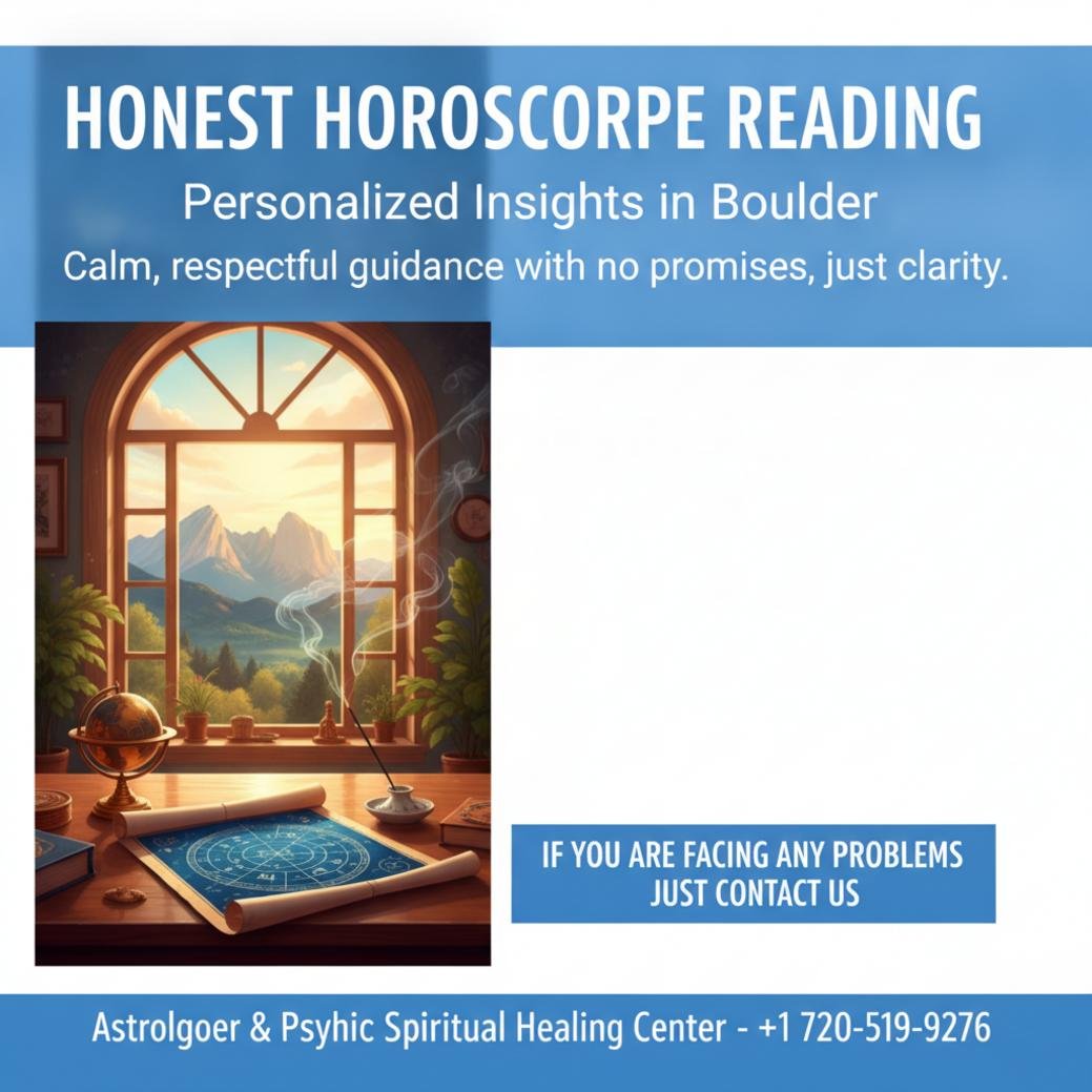 How Horoscope Reading Helps You Find Clarity in Boulder, CO Horoscope reading session setting with astrological chart in Boulder