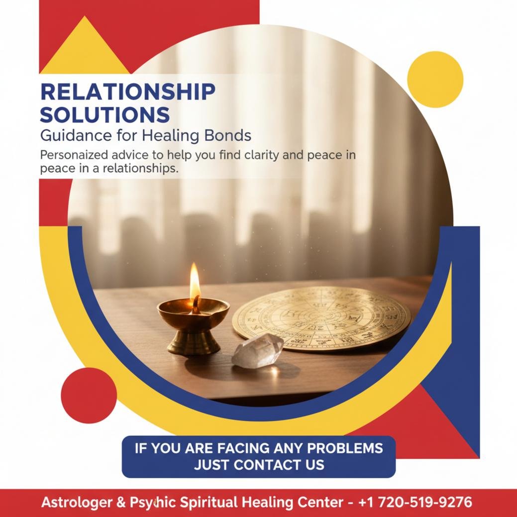 astrological chart and spiritual objects for relationship problem solution in Lakewood